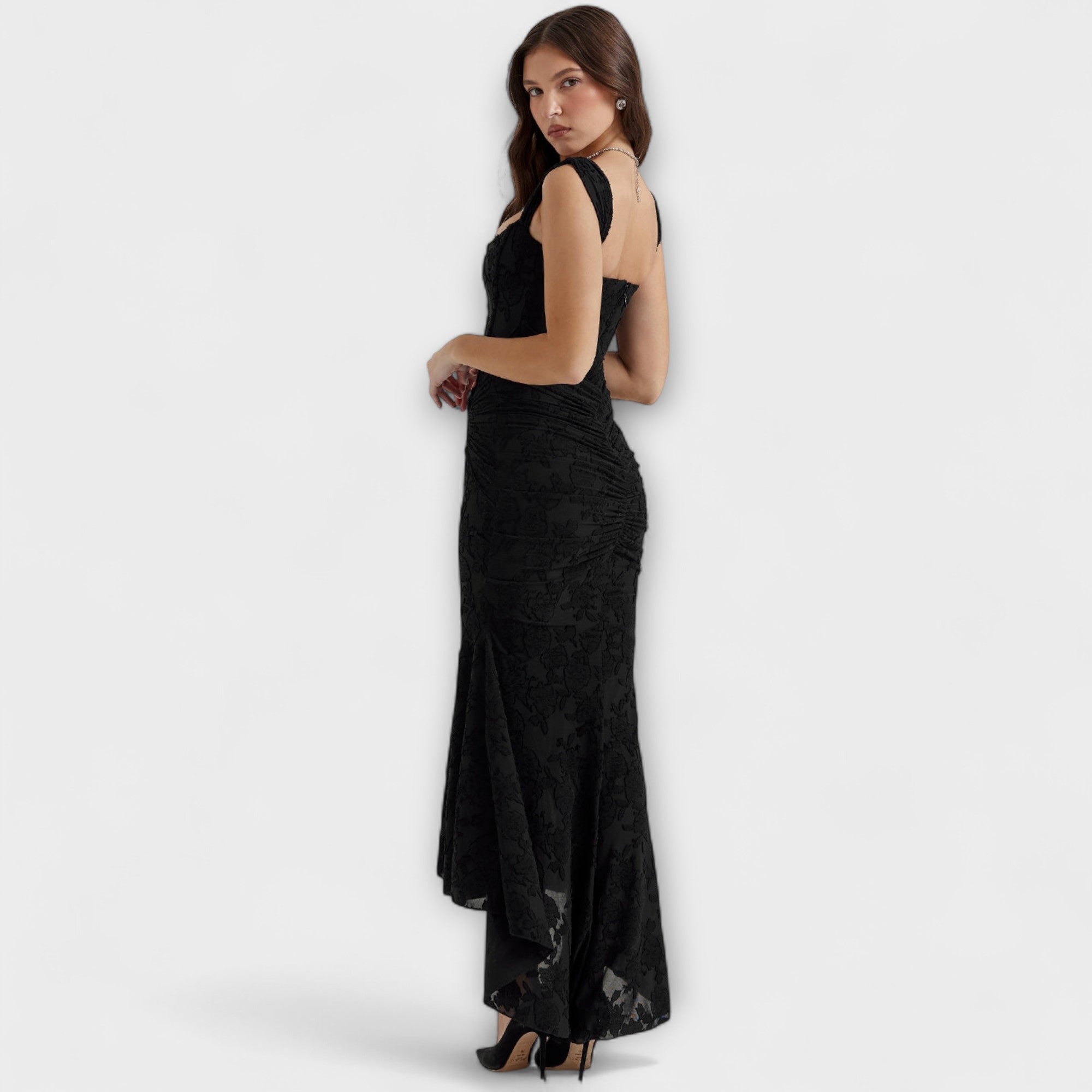 Renske - Long Dress with Elegant and Sophisticated Corset