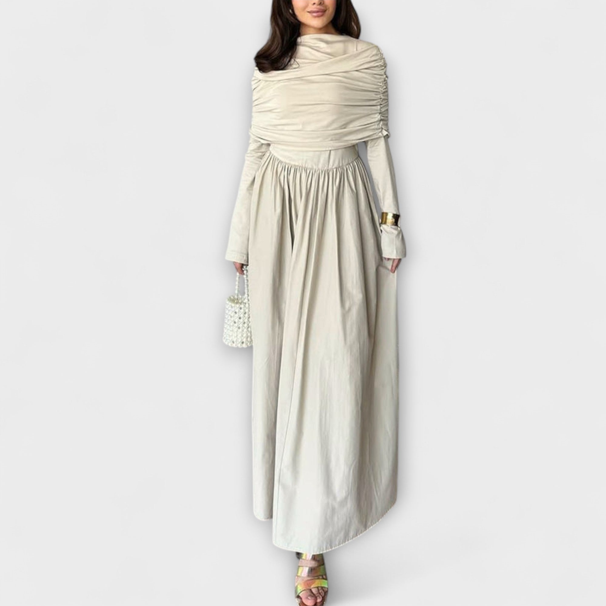 Jessica - Relaxed Pleated Dress