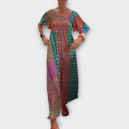 Melania - Vibrant Boho Dress