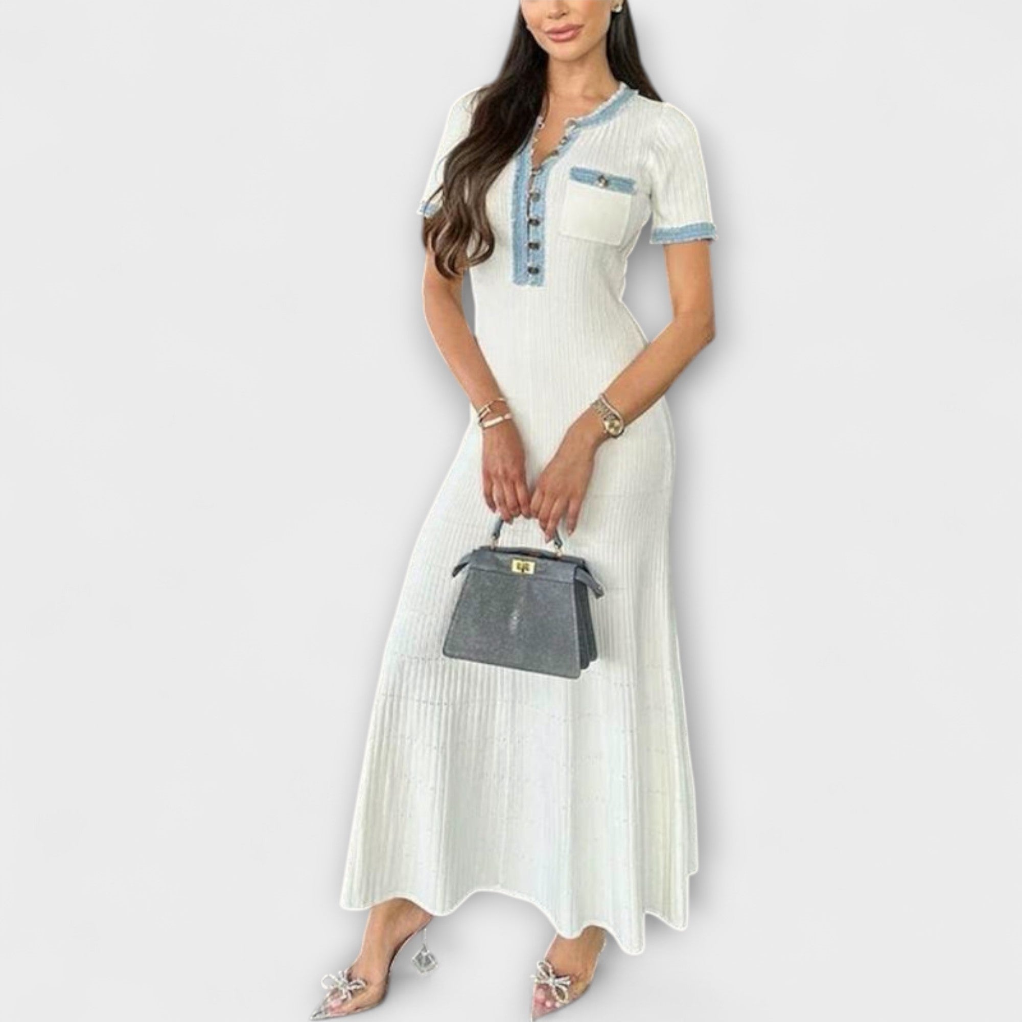 Alecia - Structured Maxi Dress