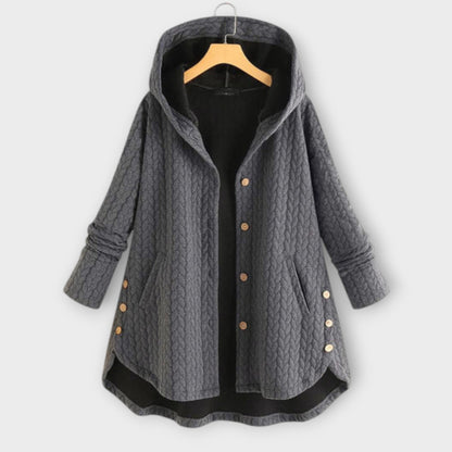 Leslie - Warm Button Placket Jacket