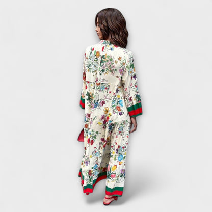 Oriana - Maxi Dress with Floral Pattern