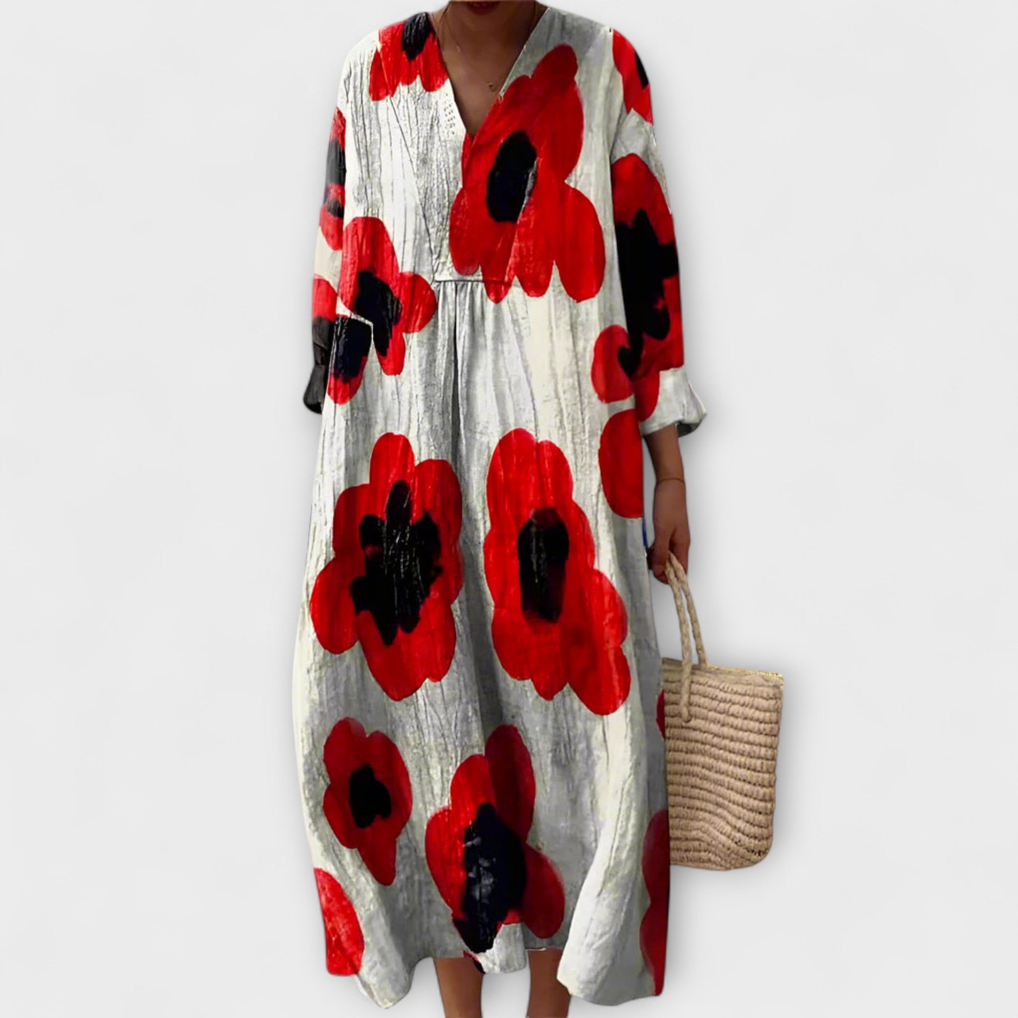 Marla - Elegant Dress with Geometric Design