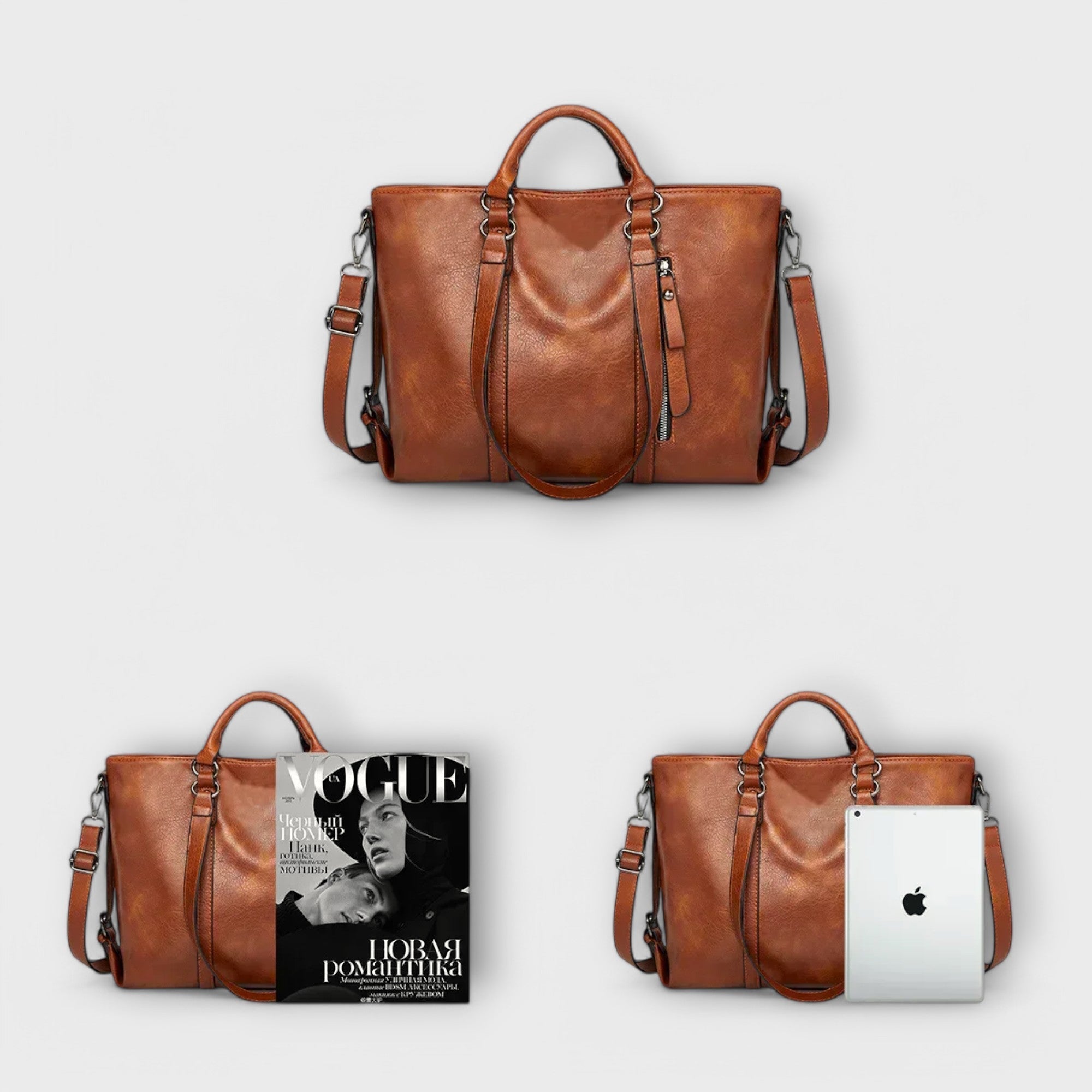 Aurellia. - Large Leather Bag