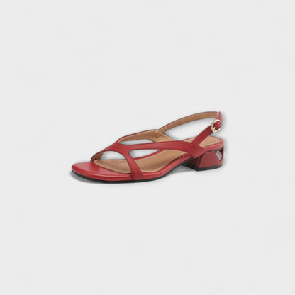 Evelyn - Elegant Flat Sandals Minna with Refined Finish