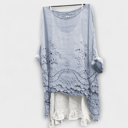 Ella - Blouse with Double Hem